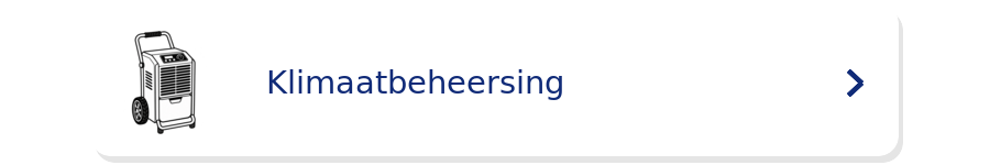 Witte navigatiebalk met pictogram van rek en tekst “Hoogtevoorziening” en een pijltje rechts.